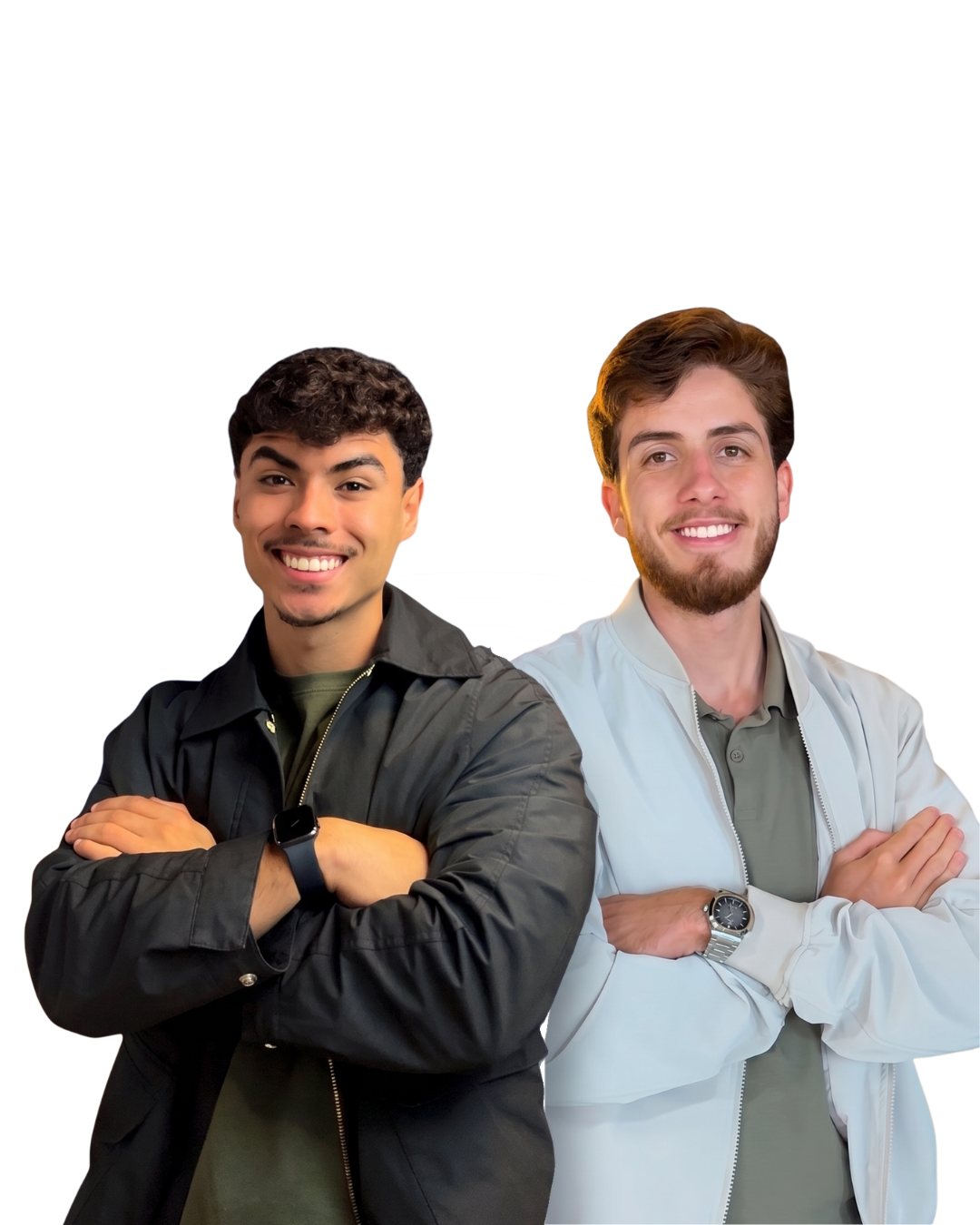 Vitor Candido e Higor Barbosa, fundadores da H2V